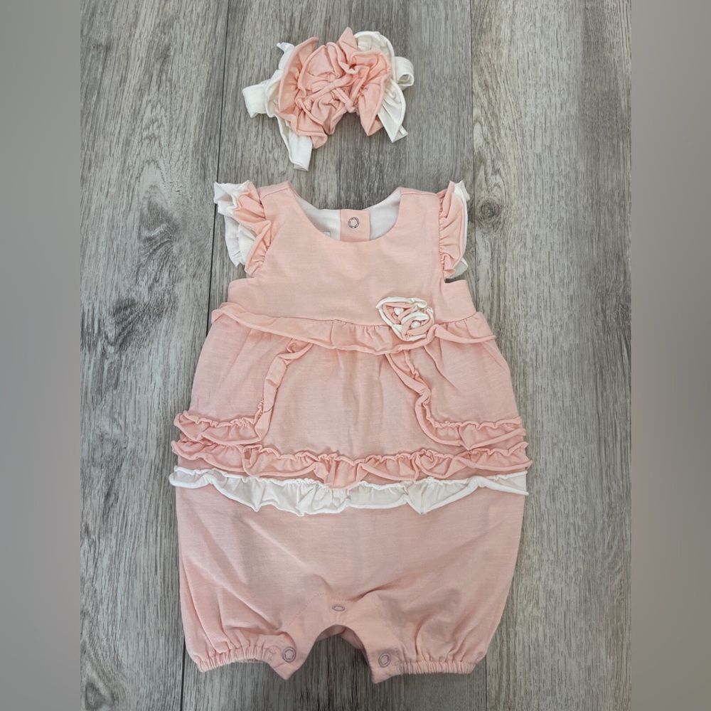 Isobella & Chloe 3M Girl Outfit With Bow